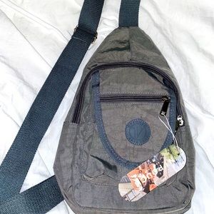 NuPouch Malibu Washed Nylon Day Pack Crossbody Bag